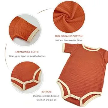 Jimonda Baby Bodysuit Pack - Gender Neutral Cotton Clothing