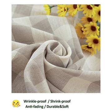 Buffalo Check Tablecloth for Farmhouse Style Dining