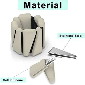 Adjustable Wrist and Ankle Weight Set for Fitness Enthusiasts