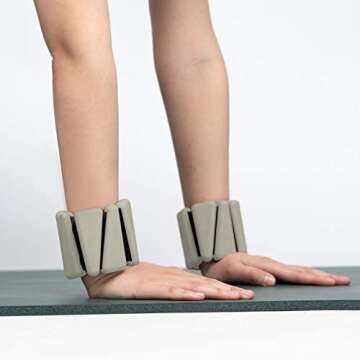 Adjustable Wrist and Ankle Weight Set for Fitness Enthusiasts