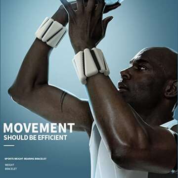 Adjustable Wrist and Ankle Weight Set for Fitness Enthusiasts