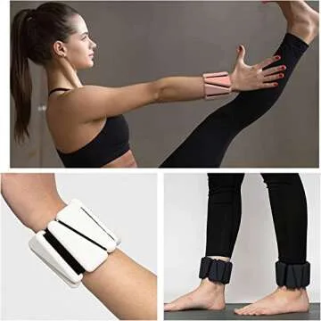 Adjustable Wrist and Ankle Weight Set for Fitness Enthusiasts