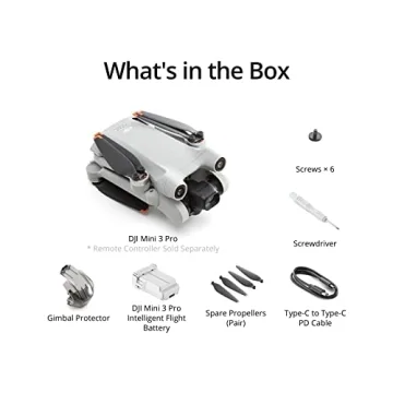 DJI Mini 3 Pro Drone - 4K Video & 34 Mins Flight Time