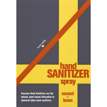 Everyone Hand Sanitizer Spray Coconut Lemon 2 oz 6 pack