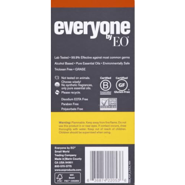 Everyone Hand Sanitizer Spray Coconut Lemon 2 oz 6 pack