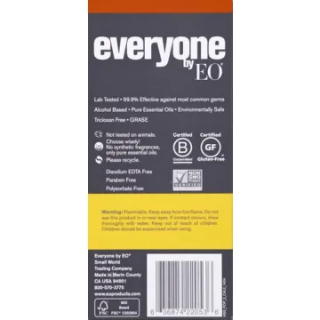 Everyone Hand Sanitizer Spray Coconut Lemon 2 oz 6 pack