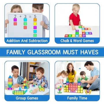 Magnetic Tiles Building Blocks for Creative Kids 3+ Years Old