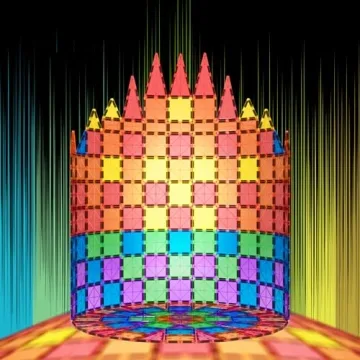 Magnetic Tiles Building Blocks for Creative Kids 3+ Years Old