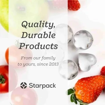 StarPack Home Vegetable Cutter Shapes - Fun Mini Cutters for Kids