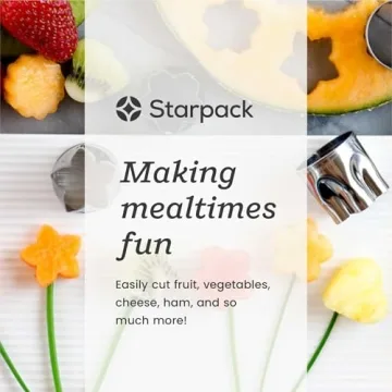 StarPack Home Vegetable Cutter Shapes - Fun Mini Cutters for Kids