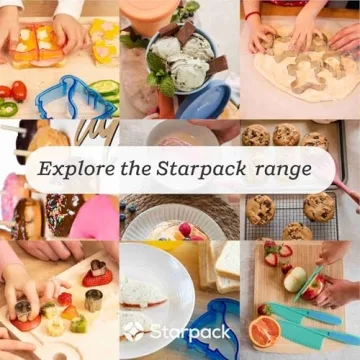 StarPack Home Vegetable Cutter Shapes - Fun Mini Cutters for Kids