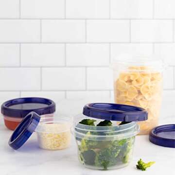 PLASTICPRO 16 oz Twist Top Deli Containers - Reusable Pack