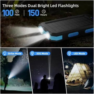 Rasbes Solar Charger 38800mAh Power Bank - Portable Power