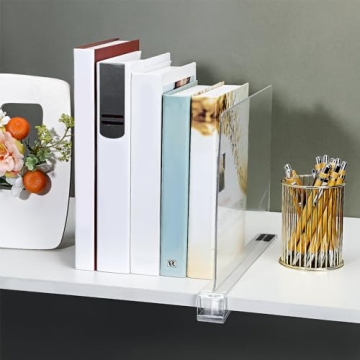 Boao 8 Pcs Acrylic Shelf Dividers for Easy Organization