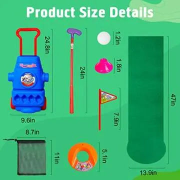 MELAND Kids Golf Club Set for Toddlers - Fun & Learning