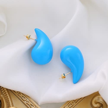 Apsvo Chunky Gold Hoop Earrings - Lightweight & Fashionable