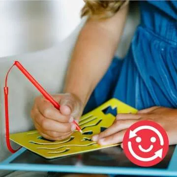 Chuckle & Roar - Scribble Glow - LCD Doodle Board - Creative Mess Free Drawing Pad - Fun and Engaging for Preschoolers - Road Trip Fun - Ages 3 and Up