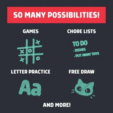 Chuckle & Roar - Scribble Glow - LCD Doodle Board - Creative Mess Free Drawing Pad - Fun and Engaging for Preschoolers - Road Trip Fun - Ages 3 and Up