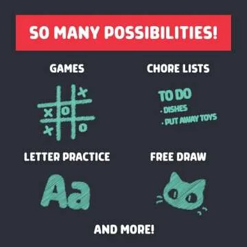 Chuckle & Roar - Scribble Glow - LCD Doodle Board - Creative Mess Free Drawing Pad - Fun and Engaging for Preschoolers - Road Trip Fun - Ages 3 and Up