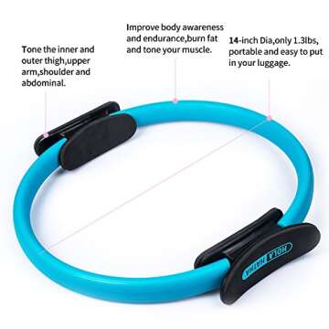 HolaHatha Pilates Ring for Thigh Toning & Fitness