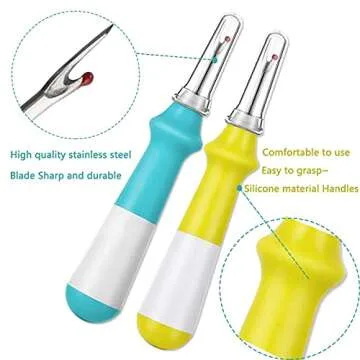 2PCS Seam Ripper Tools for Sewing and Crafting Essentials