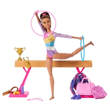 Barbie Gymnastics Doll Set for Playtime Fun and Adventure