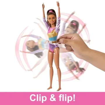 Barbie Gymnastics Doll Set for Playtime Fun and Adventure