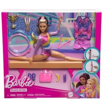 Barbie Gymnastics Doll Set for Playtime Fun and Adventure