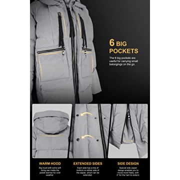 Orolay Women's Thickened Down Jacket for Ultimate Warmth