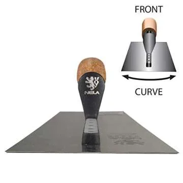 Nela Premium SuperFLEX Finishing Trowel 11" x 4.3" Cork Handle