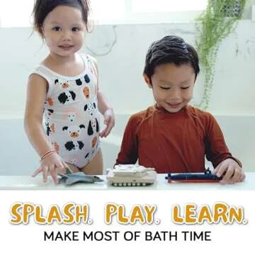 SplashEZ Mold Free Bath Toys for Kids & Toddlers