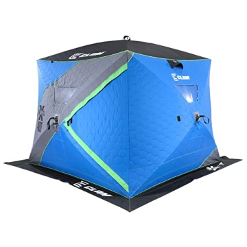 Clam X400 8x8 Pop-Up Ice Fishing Shelter | Stay Warm & Comfortable