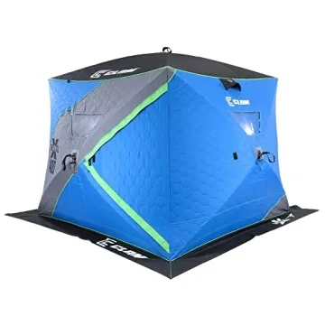 Clam X400 8x8 Pop-Up Ice Fishing Shelter | Stay Warm & Comfortable