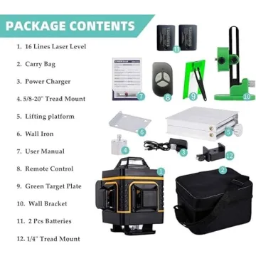 16 Lines 4D Laser Level for Precision Projects