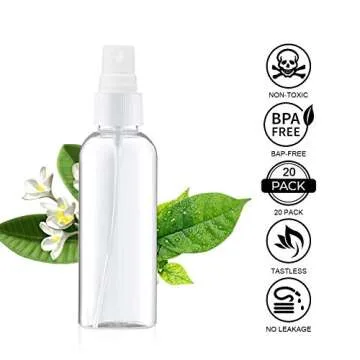 Woaiwo-q Fine Mist Mini Spray Bottles - 20 Pack