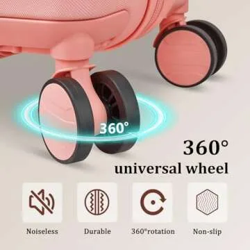 imiomo 24 IN Hardside Luggage Set with TSA Lock