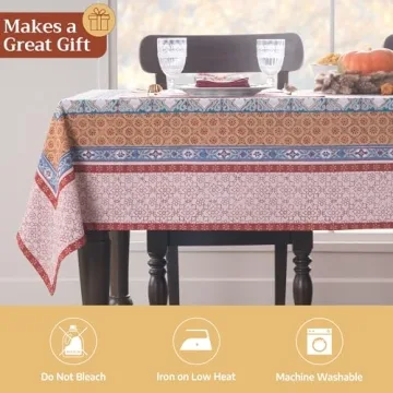 Maison d'Hermine Elegant Cotton Tablecloth for All Occasions