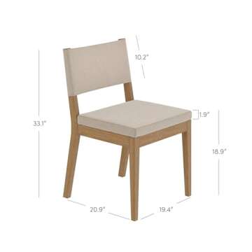 Stylish Nathan James Linus Dining Chair for Comfort and Elegance