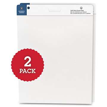 Business Source Paper Pads Easel Pad for Effective Presentations, 2-Pack