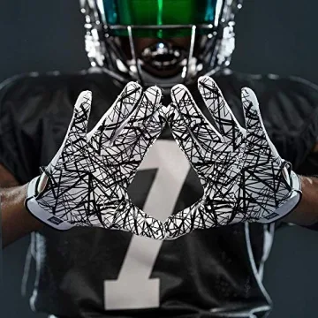 CUTTERS Game Day Football Glove for Youth: Superior Grip & Comfort