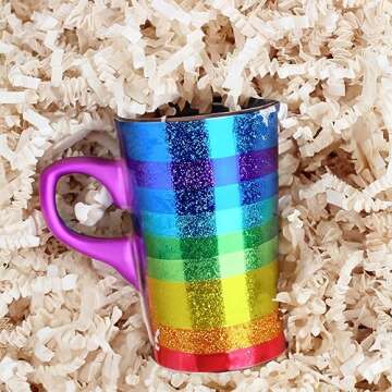 Mighty Gadget 1 LB (16 oz) Beige Cream Light Ivory Crinkle Cut Paper Shred Filler for Gift Wrapping & Basket Filling