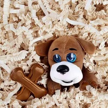 Mighty Gadget 1 LB (16 oz) Beige Cream Light Ivory Crinkle Cut Paper Shred Filler for Gift Wrapping & Basket Filling