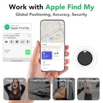 Tracker Air Tag-4 Pack: Smart Bluetooth Tracker for iOS Users