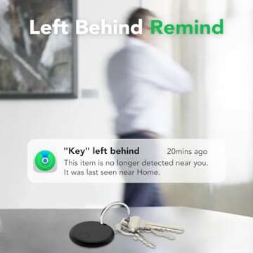 Tracker Air Tag - 4 Pack Smart Bluetooth Item Finder