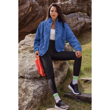 Nirovien Women's Fuzzy Fleece Jacket for Cozy Winter Style