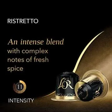 L'OR Espresso Capsules, 100 Count Ristretto for Nespresso