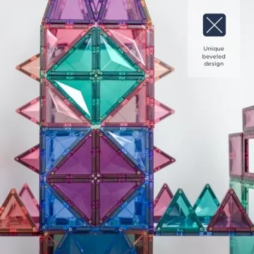 Connetix Pastel Mega Pack - 202 Creative Magnetic Tiles