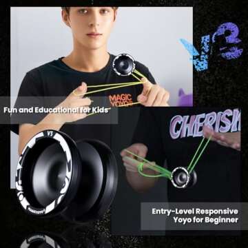 MAGICYOYO V3 Professional Yoyo for Kids and Adults - Dual Function