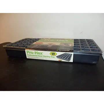 Jiffy Plant Start Tray with 72 Hexagon Cells for Seedlings