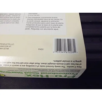 Jiffy Plant Start Tray with 72 Hexagon Cells for Seedlings